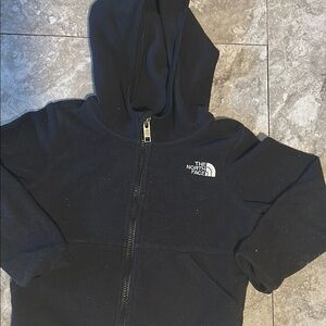 The North Face Black Zip-Up Hoodie Sweatshirt